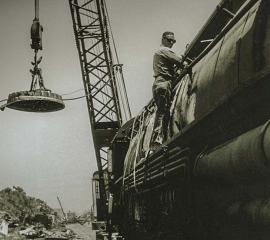 Demolition Man, Pittsburgh 1956 (from Men at Work), Gelatin silver print